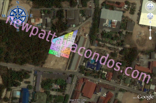Rakennettava kiinteistö Pattaya,  Thaimaasta; Kondo